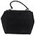 Salvatore Ferragamo Vala Chain Shoulder Bag Suede 2way Black Gold - vista 2
