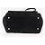 Salvatore Ferragamo Vala Chain Shoulder Bag Suede 2way Black Gold - vista 5