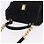 Salvatore Ferragamo Vala Chain Shoulder Bag Suede 2way Black Gold - vista 6