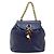 LOEWE Chain Hand Bag Leather Purple Gold - vista 13