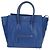 Céline CELINE Micro shopper Hand Bag Leather Blue Gold - vista 13