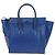 Céline CELINE Micro shopper Hand Bag Leather Blue Gold - vista 2