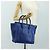 Céline CELINE Micro shopper Hand Bag Leather Blue Gold - vista 27