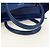 Céline CELINE Micro shopper Hand Bag Leather Blue Gold - vista 7