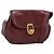 GUCCI Shoulder Bag Leather Bordeaux Gold