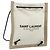 SAINT LAURENT Backpack Shoulder Bag Canvas Silver Beige