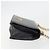 PRADA Chain Shoulder Bag Saffiano Leather Black Gold - vista 4