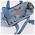 Miu Miu Hand Bag Rattan 2way Light Blue Silver - vista 6