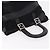 FENDI Hand Bag Harako Leather Black Silver - vista 6