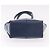 Christian Dior Shoulder Bag Leather Blue Gold - vista 9