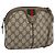 GUCCI GG Supreme Web Sherry Line Bag PVC Beige Gold 68 02 047