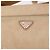 PRADA Shoulder Bag Harako leather Beige Silver - vista 20