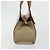 Céline CELINE Macadam Canvas Hand Bag PVC Beige Gold - vista 3