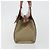 Céline CELINE Macadam Canvas Hand Bag PVC Beige Gold - vista 4