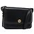 GUCCI Shoulder Bag Leather Black Gold