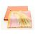 Hermès HERMES Carre 90 Scarf  FEUX DU CIEL '' Silk Pink - vista 16