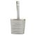 CHANEL Choco Bar Hand Pouch Nylon Silver CC - vista 2