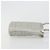 CHANEL Choco Bar Hand Pouch Nylon Silver CC - vista 4