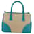 PRADA Galleria Hand Bag Leather 2way Blue Silver - vista 3