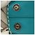 PRADA Galleria Hand Bag Leather 2way Blue Silver - vista 5