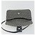 FENDI Zucchino Canvas Shoulder Bag Navy Silver - vista 16