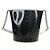 CHANEL Camelia Chain Shoulder Bag Vinyl Blue Silver CC - vista 3