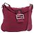 FENDI Mamma Baguette Shoulder Bag Jersey Purple Silver