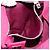 FENDI Mamma Baguette Shoulder Bag Jersey Purple Silver - vista 20