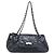 CHANEL Matelasse Chain Purse Bag Patent Leather Navy Silver CC - vista 2