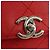 CHANEL Chain Shoulder Bag Calf Skin Red Silver CC - vista 15