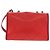 CHANEL Chain Shoulder Bag Calf Skin Red Silver CC - vista 3