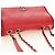 CHANEL Chain Shoulder Bag Calf Skin Red Silver CC - vista 6