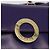 Céline CELINE Circle Shoulder Bag Leather Purple Gold - vista 14