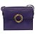 Céline CELINE Circle Shoulder Bag Leather Purple Gold - vista 2