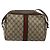 GUCCI GG Supreme Web Sherry Line Shoulder Bag PVC Beige Gold - vista 2