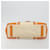 PRADA Tote Bag Canvas Beige Silver - vista 5