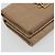SAINT LAURENT Cassandra Wallet Leather Beige Gold - vista 14