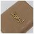 SAINT LAURENT Cassandra Wallet Leather Beige Gold - vista 17