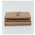 SAINT LAURENT Cassandra Wallet Leather Beige Gold - vista 6