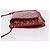 GOYARD Herringbone Shoulder Bag PVC Red Silver - vista 4