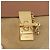 Chloé Chloe Drew Chain Shoulder Bag Suede Leather Beige Gold - vista 14