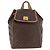 Céline CELINE Macadam Canvas Backpack PVC Leather Brown Gold - vista 13