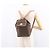 Céline CELINE Macadam Canvas Backpack PVC Leather Brown Gold - vista 25