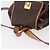Céline CELINE Macadam Canvas Backpack PVC Leather Brown Gold - vista 6