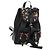 SAINT LAURENT Backpack Leather Black Silver