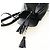 SAINT LAURENT Backpack Leather Black Silver - vista 28