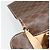 Céline CELINE Macadam Canvas Shoulder Bag PVC Leather Brown Gold - vista 10