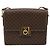 Céline CELINE Macadam Canvas Shoulder Bag PVC Leather Brown Gold - vista 13
