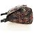 FENDI Zucca Canvas Mamma Baguette Shoulder Bag Red Silver - vista 3