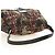 FENDI Zucca Canvas Mamma Baguette Shoulder Bag Red Silver - vista 6